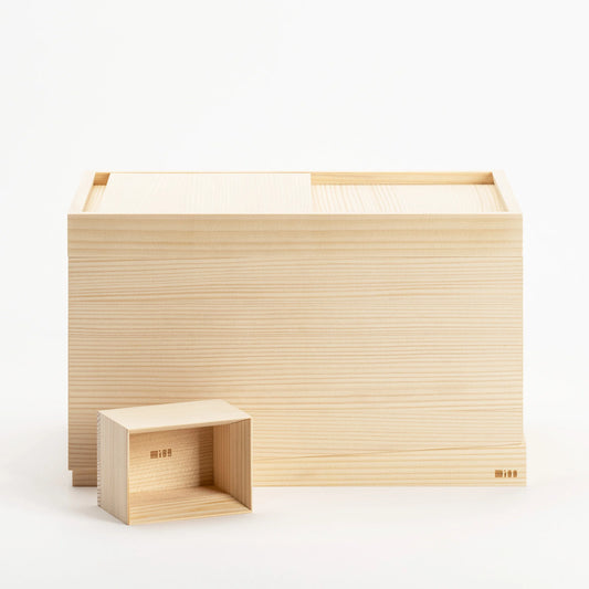 TanakaSotoubaWorks RICE STOCKER & CORNER CUP  5kg(最後の一粒まで取り出しやすい米びつ 5㎏)